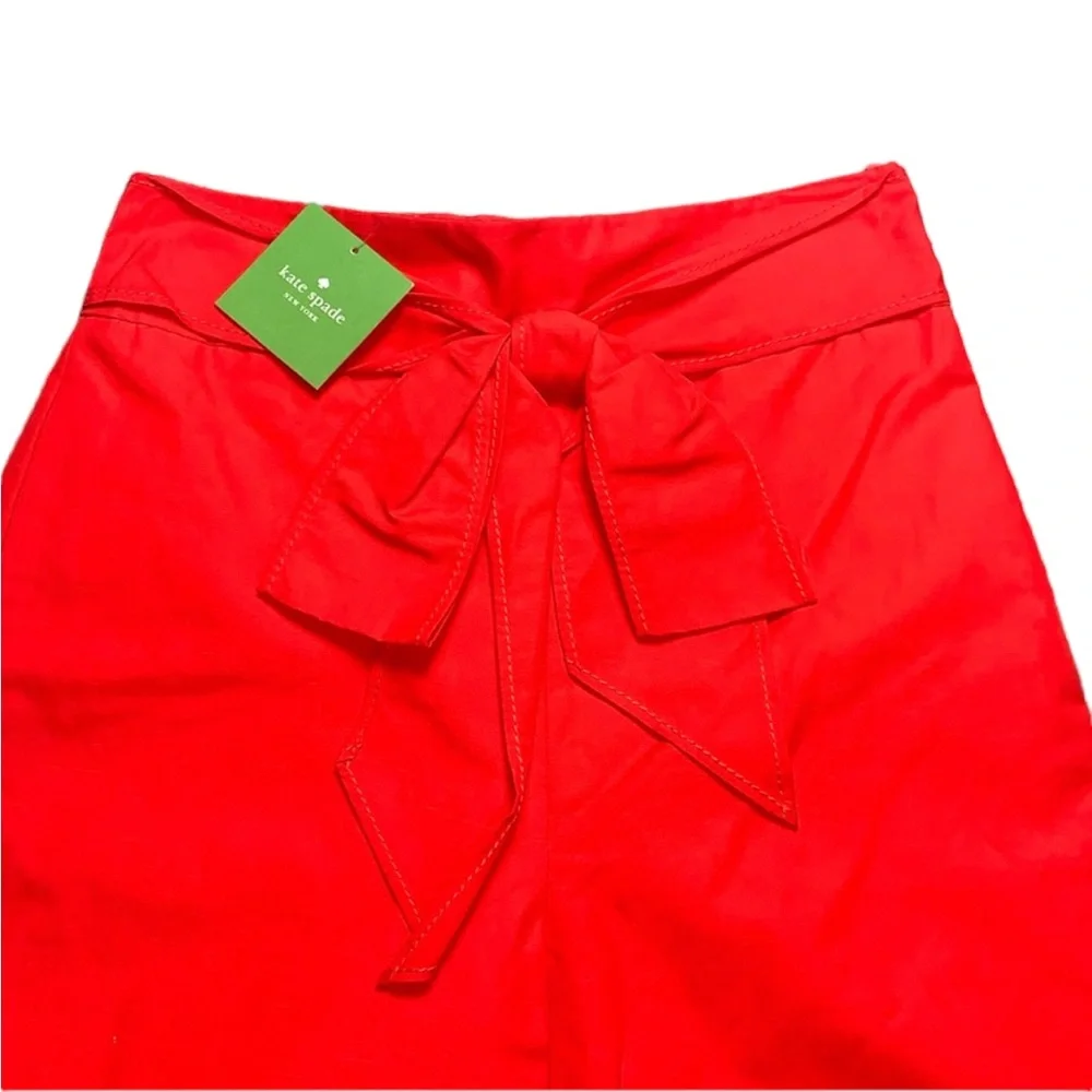 KATE SPADE: NWT Cherpeper Slub Cotton Colotte Pants - Size 00